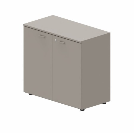 LAS - Mobile medio contenitore 2 ante cieche con serratura e top L.90 x p.46,3 x H.81,5