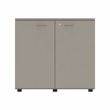 LAS - Mobile medio contenitore 2 ante cieche con serratura e top L.90 x p.46,3 x H.81,5