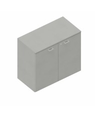 LAS - Mobile medio contenitore 2 ante cieche con serratura e top L.90 x p.46,3 x H.81,5