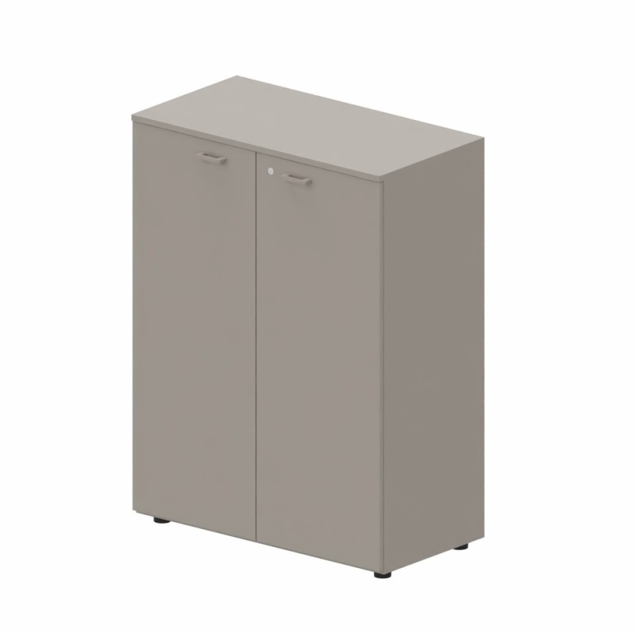 LAS - Mobile medio contenitore 2 ante cieche con serratura e top L.90 x p.46,3 x H.120