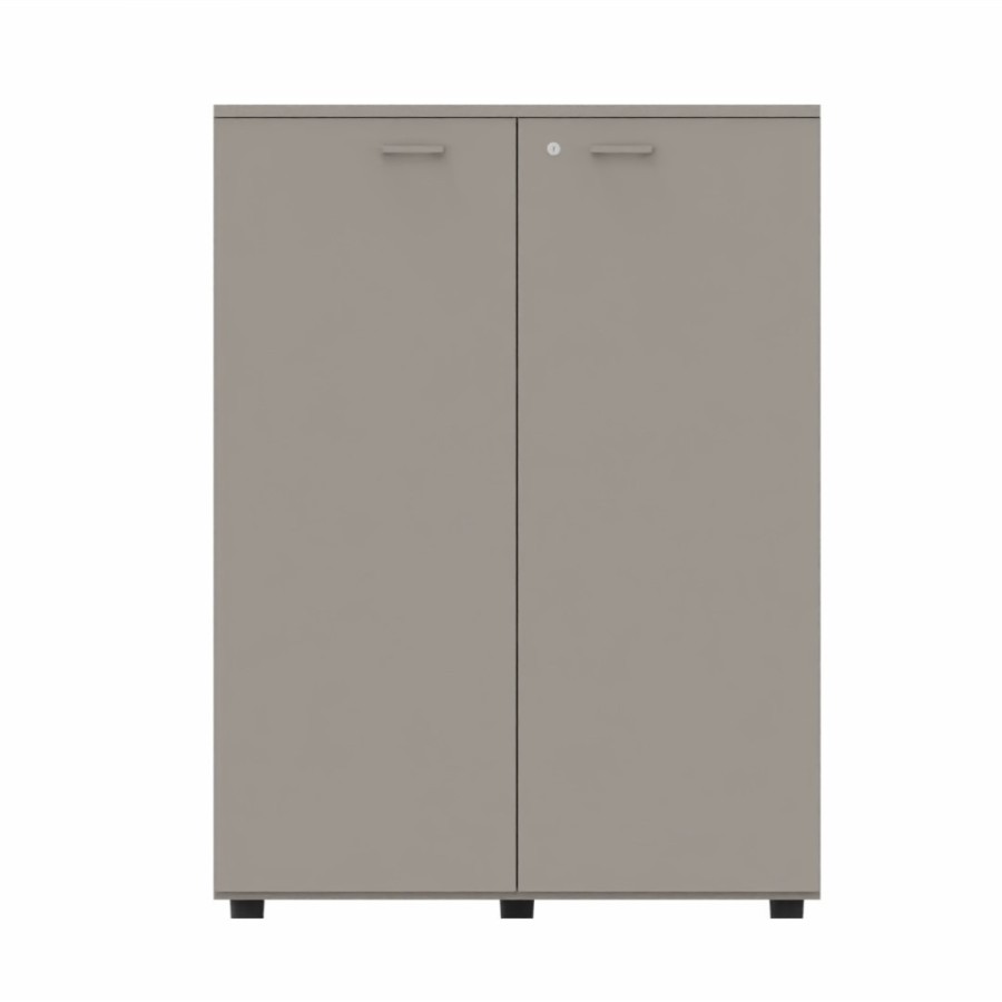 LAS - Mobile medio contenitore 2 ante cieche con serratura e top L.90 x p.46,3 x H.120