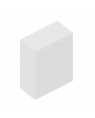 LAS - Mobile medio contenitore 2 ante cieche con serratura e top L.90 x p.46,3 x H.120