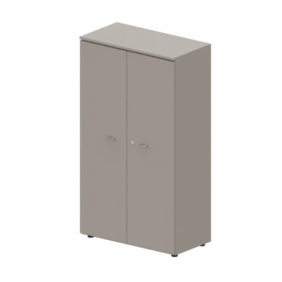 LAS - Mobile medio contenitore 2 ante cieche con serratura e top L.90 x p.46,3 x H.158,3