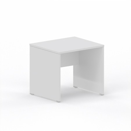 LAS - Scrivania Oxi con piano e gambe in legno profondità 70 cm - Colore Bianco