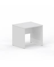LAS - Scrivania Oxi con piano e gambe in legno profondità 70 cm - Colore Bianco