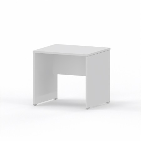 LAS - Scrivania Oxi con piano e gambe in legno profondità 70 cm - Colore Bianco