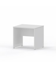 LAS - Scrivania Oxi con piano e gambe in legno profondità 70 cm - Colore Bianco