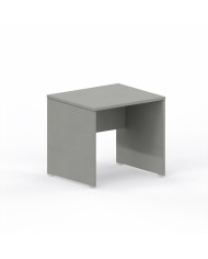 LAS - Scrivania Oxi con piano e gambe in legno profondità 70 cm - Colore Grigio