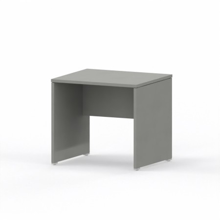 LAS - Scrivania Oxi con piano e gambe in legno profondità 70 cm - Colore Grigio