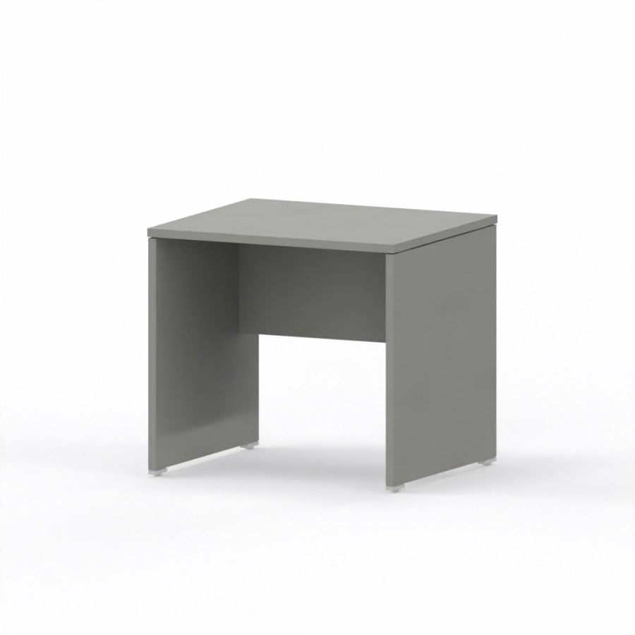 LAS - Scrivania Oxi con piano e gambe in legno profondità 70 cm - Colore Grigio