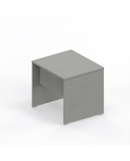 LAS - Scrivania Oxi con piano e gambe in legno profondità 70 cm - Colore Grigio