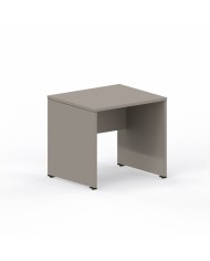 LAS - Scrivania Oxi con piano e gambe in legno profondità 70 cm - Colore Stone Grey