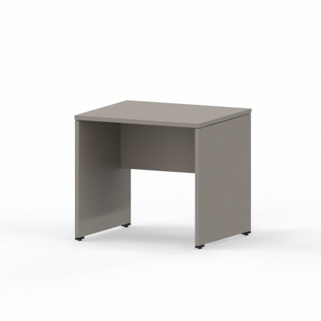LAS - Scrivania Oxi con piano e gambe in legno profondità 70 cm - Colore Stone Grey