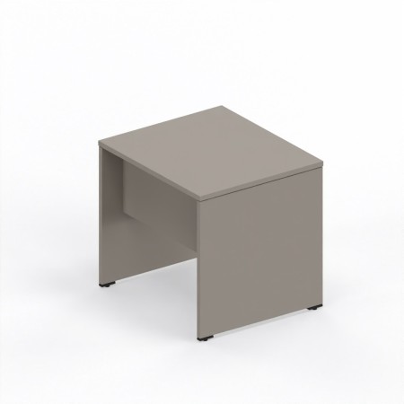 LAS - Scrivania Oxi con piano e gambe in legno profondità 70 cm - Colore Stone Grey