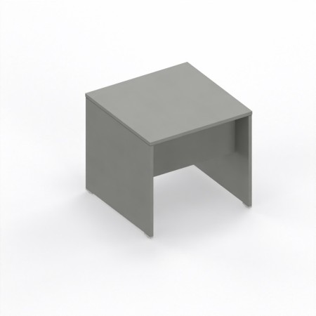 LAS - Scrivania Oxi con piano e gambe in legno profondità 80 cm - Colore Grigio