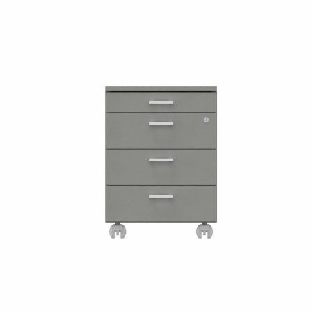 LAS - Cassettiera su ruote 3 cassetti + 1 porta-cancelleria con serratura