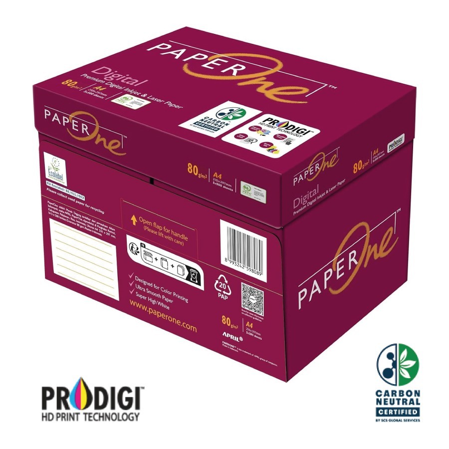 5 pz Paperone Digital risma carta Premium A4 21x29,7cm 80gr per ufficio, stampa e fotocopie, Formato A4, 80 gr