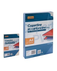 Copertine per rilegatura in cartoncino colorato 230g groffato 100 fogli