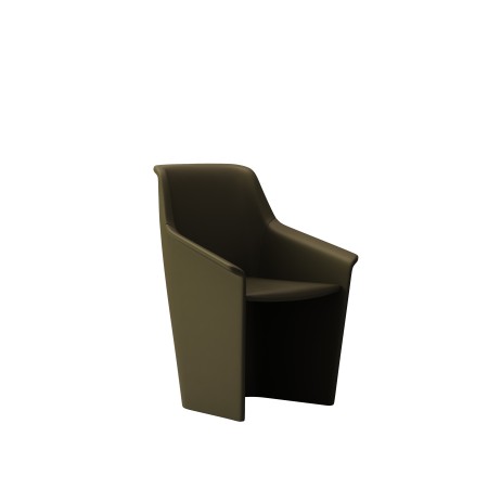 LAS - Poltrona direzionale pozzetto con sedile reclinabile, impilabile in fila