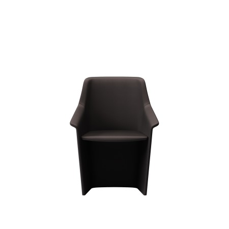 LAS - Poltrona direzionale pozzetto con sedile reclinabile, impilabile in fila