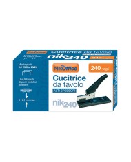 Cucitrice da tavolo in metallo per alti spessori fino a 240 fogli