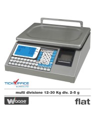Bilancia waage Flat 12-30 kg div. 2-5 g omologata per ambulanti e negozi medie dimensioni