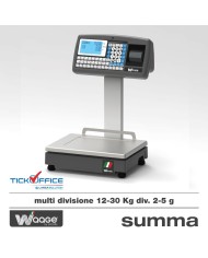 Bilancia waage Summa 30 kg omologata e certificata per ambulante e negozio multi-range 12-30Kg