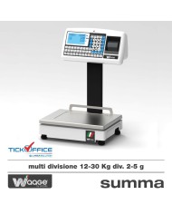 Bilancia waage Summa 30 kg omologata e certificata per ambulante e negozio multi-range 12-30Kg