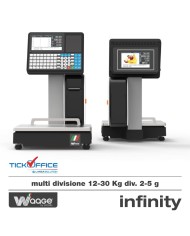 Bilancia Infinity Waage 12-30 kg certificata e omologata per supermercati negozi attività di produzione