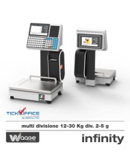 Bilancia Infinity Waage 12-30 kg certificata e omologata per supermercati negozi attività di produzione