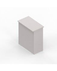 NEWFORM - Reception bancone H.110 cm per negozi uffici punto cassa - Colore Grigio