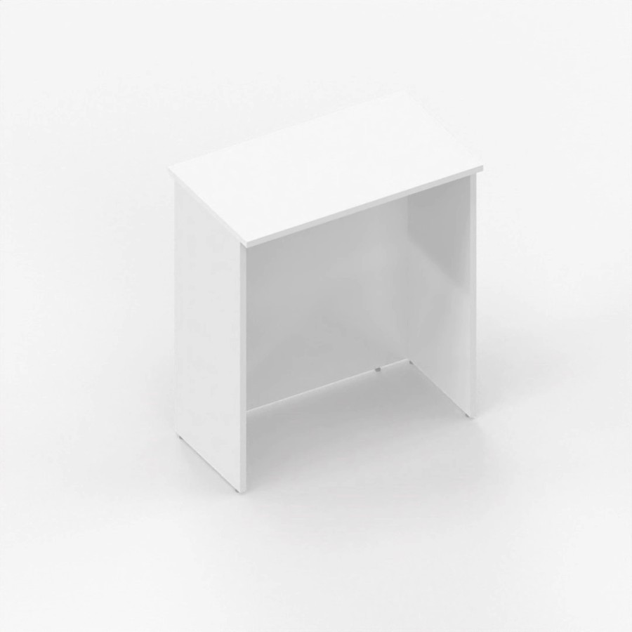 NEWFORM - Reception bancone H.110 cm  per negozi uffici punto cassa  - Colore Bianco