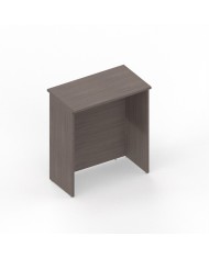 NEWFORM - Reception bancone  H.110 cm per negozi uffici punto cassa  - Colore Noce Corteccia