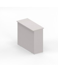 NEWFORM - Reception bancone H.110 cm per negozi uffici punto cassa - Colore Grigio