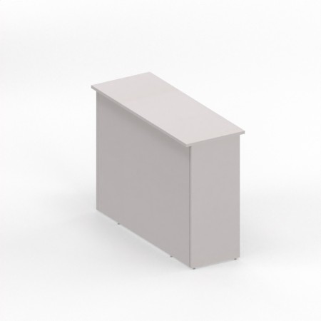 NEWFORM - Reception bancone H.110 cm per negozi uffici punto cassa - Colore Grigio