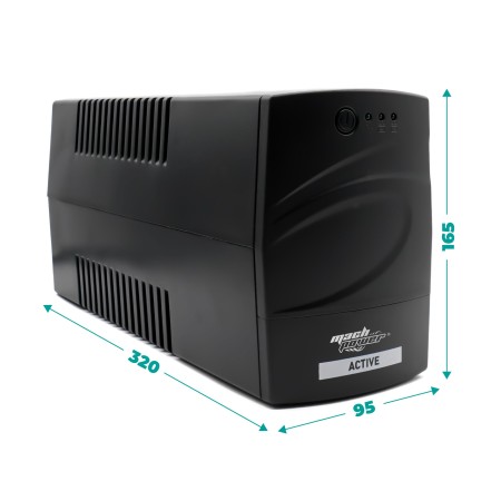 UPS 1000VA/510WPLAST 1*12V/8Ah, 2*OUTPUT, 1*USB, Protezione RJ, SOFTW.