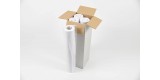 Conf. 4 Pz - Rotolo 42" Carta Plotter Naturale - Rotolo A0+ (106,7 cm x 50 m) 90 g/mq
