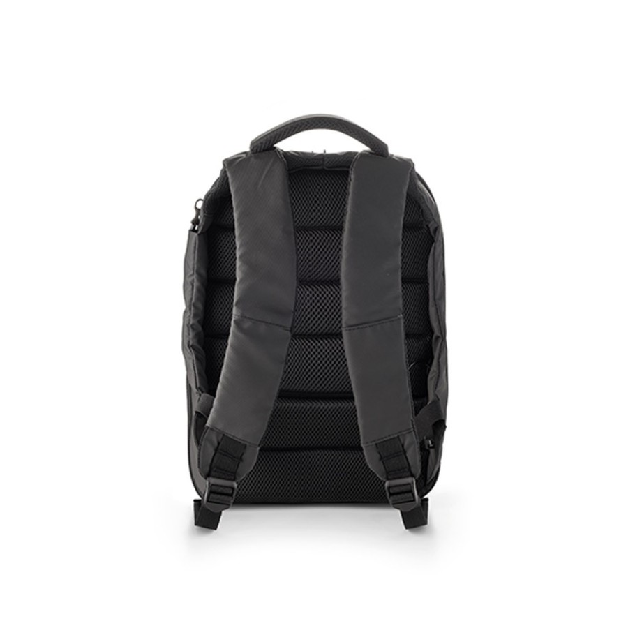 Tekniko TAB  - Zaino con Cavo Antifurto, Chiusura a Combinazione e Porta Usb ergonomico - Rosso