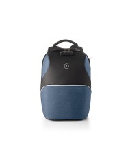 Tekniko TAB  - Zaino con Cavo Antifurto, Chiusura a Combinazione e Porta Usb ergonomico - Blu