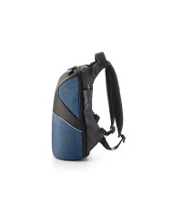 Tekniko TAB  - Zaino con Cavo Antifurto, Chiusura a Combinazione e Porta Usb ergonomico - Blu