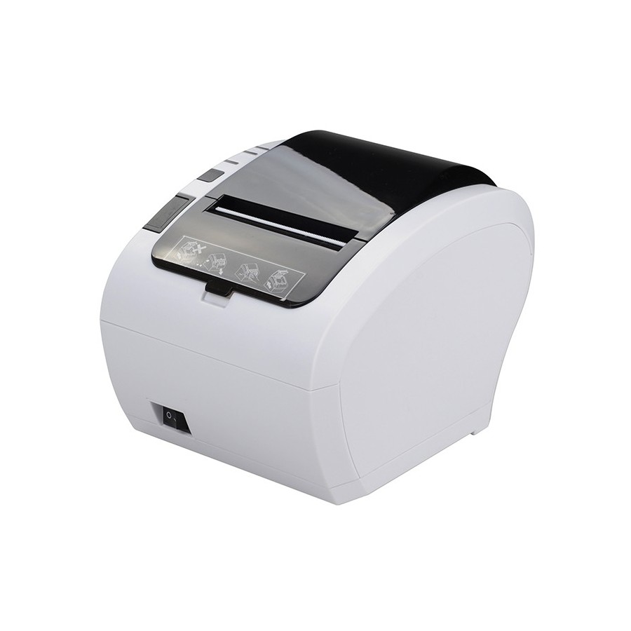 HLH-306 Stampante termica bianca 80mm 300mm/s - WIFI LAN USB RS232 con funzione stampa di coda