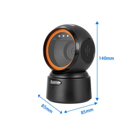 Scanner Barcode 1D 2D da Tavolo Wireless | Bluetooth & USB | Auto-Sense