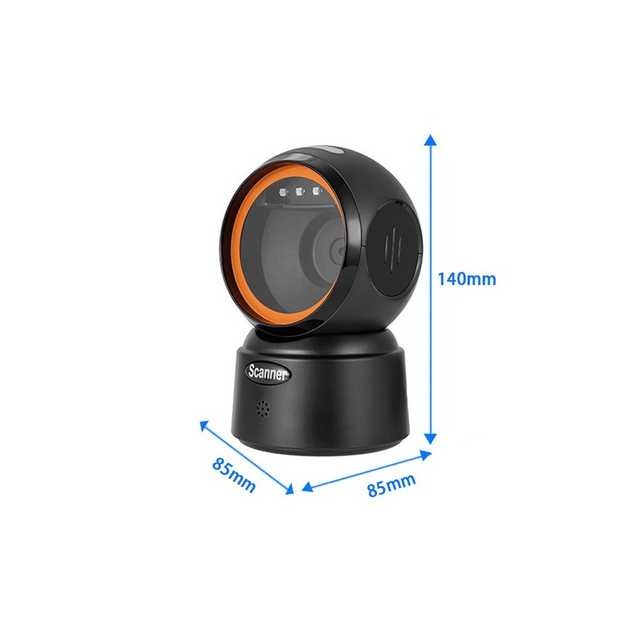 Scanner Barcode 1D 2D da Tavolo Wireless | Bluetooth & USB | Auto-Sense