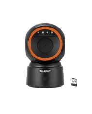 Scanner Barcode 1D 2D da Tavolo Wireless | Bluetooth & USB | Auto-Sense