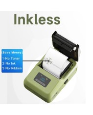 Stampante Etichette Termica DP27S | Portatile Bluetooth USB | 15-57mm 203DPI