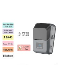 Stampante Etichette Termica DP27S | Portatile Bluetooth USB | 15-57mm 203DPI