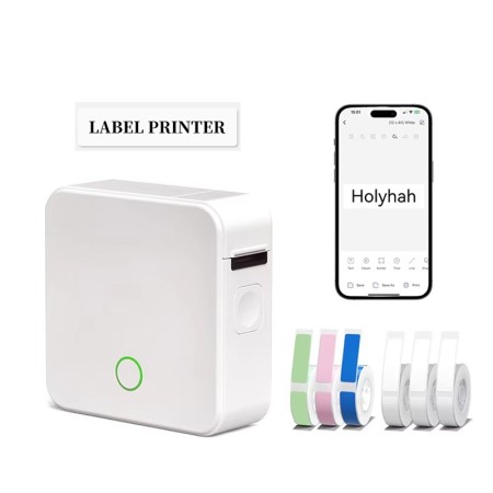 Mini Stampante Etichette Termica P0 | Bluetooth Portatile | Per Cavi Elettrici 12-14mm