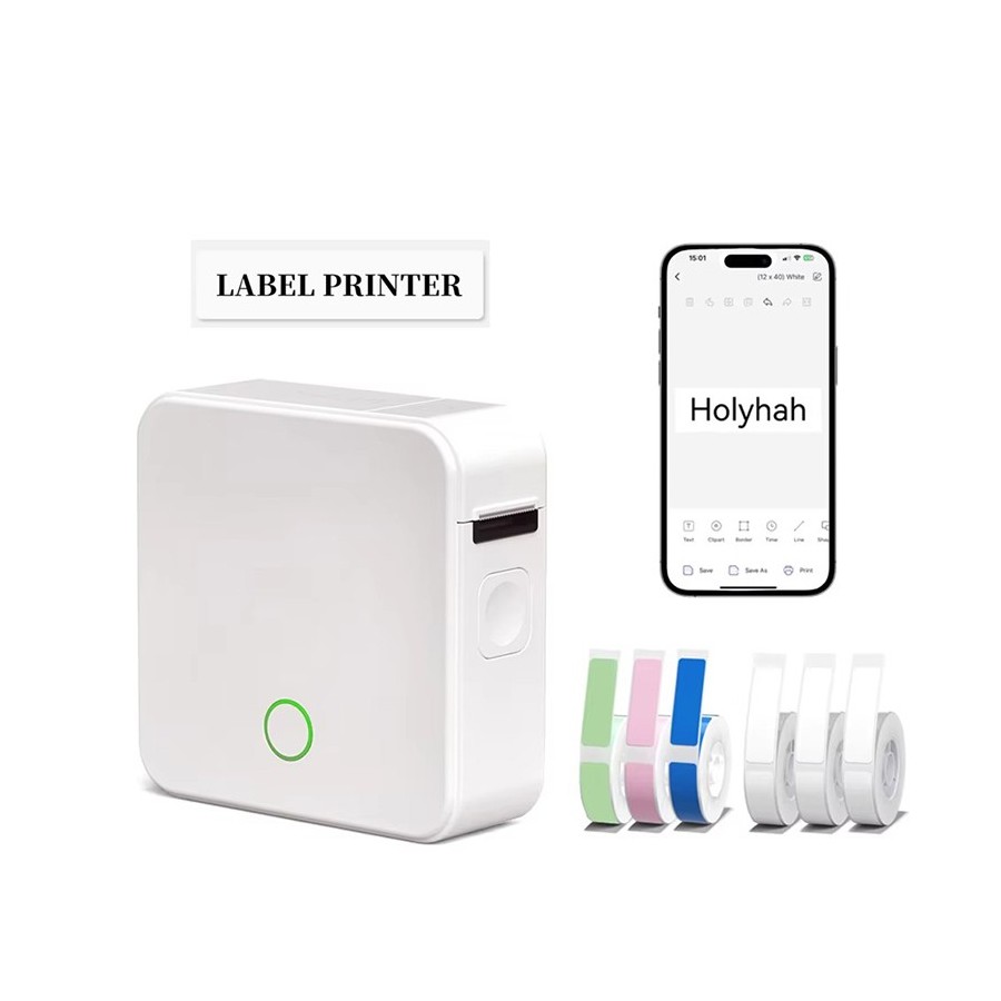 Mini Stampante Etichette Termica P0 | Bluetooth Portatile | Per Cavi Elettrici 12-14mm