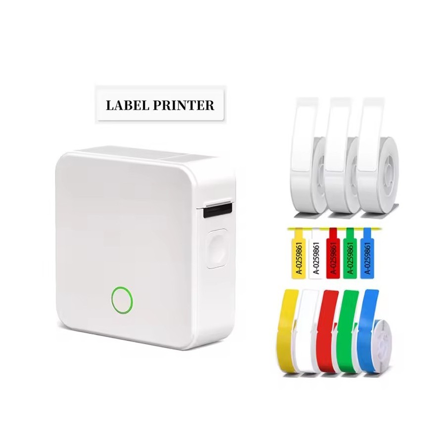 Mini Stampante Etichette Termica P0 | Bluetooth Portatile | Per Cavi Elettrici 12-14mm