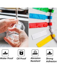 Rotolo Etichette Cavi PVC | Impermeabili 109x12.5mm | Per Elettricisti e Gioielli